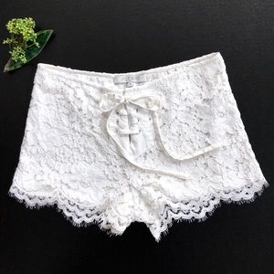 Alexis Front Tie Lace Shorts